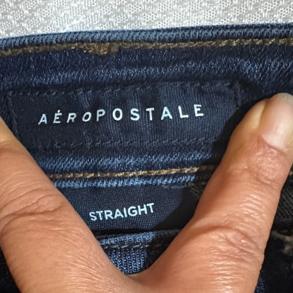 Aeropostale Men's Deep Indigo Straight Jeans  28x28